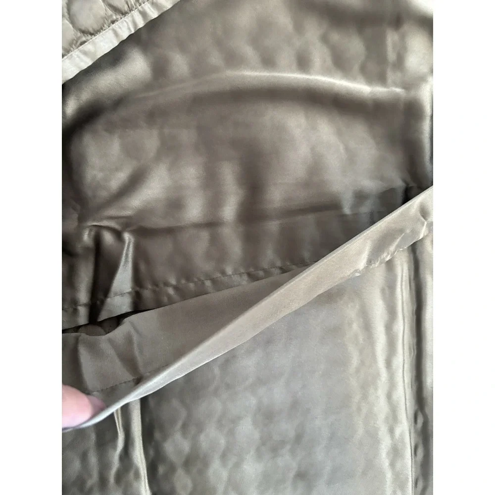 Z GALLERIE green‎  Textured  Pillow Sham Set of 2 NWOT 26x20
